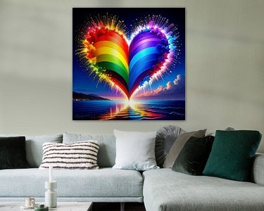 Example of the artwork in a room