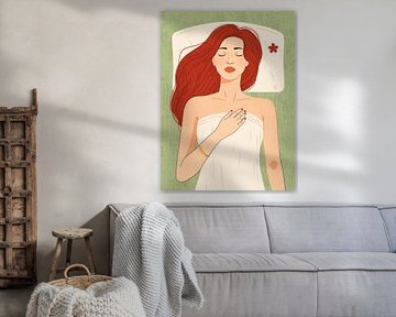 sleping girl by Giandra Safaraz