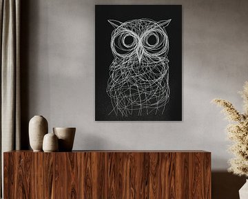 line owl by Giandra Safaraz