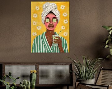 Frau entspannen von Giandra Safaraz