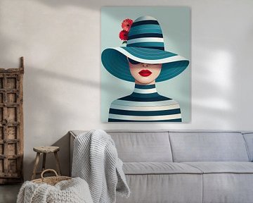 Frühlingshafter Look