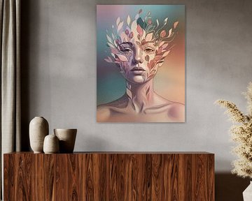 Ätherisches botanisches Porträt