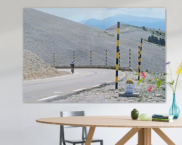 Besteigung des Mont Ventoux durch einen Radfahrer von Gert van Santen