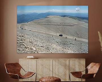 Besteigung des Mont Ventoux durch Radfahrer. von Gert van Santen