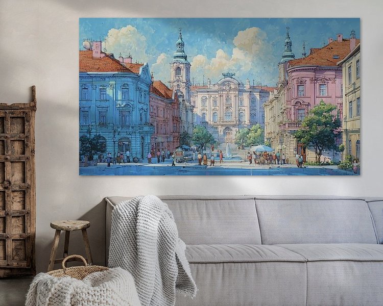 Example of the artwork in a room