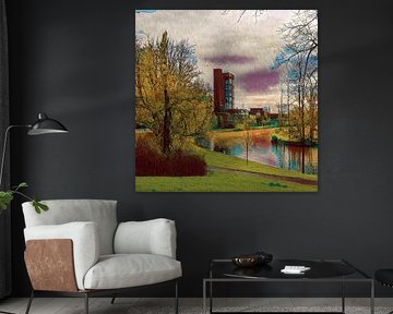 Leeuwarden Wester Stadsgracht von Roelof van der Schaaf