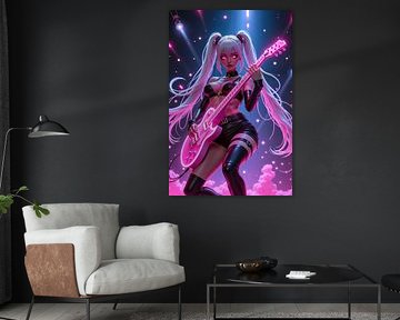 LYRIXA - Sexy Anime Girl spielt auf ihrer Gitarre