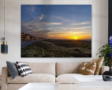 Sunset at Katwijk aan Zee by Pictures by Van Haestregt