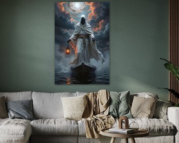 NOCTYREL - De verhulde veerman met de lantaarn in de nevelzee van INFERAURUM