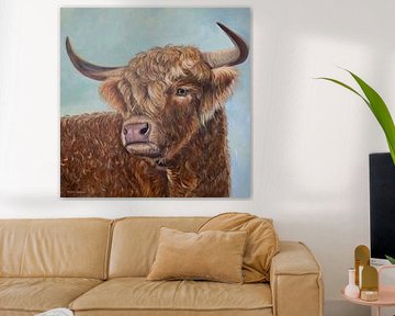 Scottish highlander by Ineke Zeeuw
