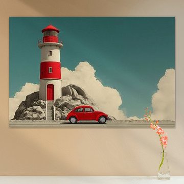 Phare rouge Transport de vacances