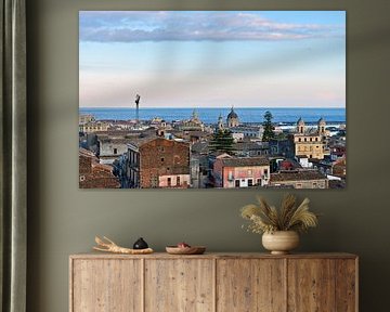 Enchanting Catania skyline with a view of the Ionian Sea by Silva Wischeropp