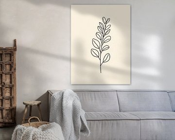 botanische Linienkunst von Giandra Safaraz
