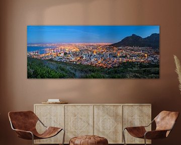 Cape Town by night by Achim Thomae Photography