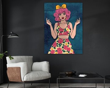 Blumenkleid von Giandra Safaraz