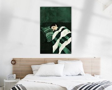 Diepgroene stilte van Mosaic Dialogue