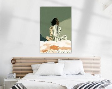 Achteraanzicht, ochtendstilte van Mosaic Dialogue