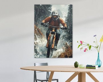 La puissance à travers le sentier sauvage