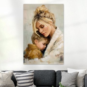 Amour inconditionnel entre la mère et l'enfant