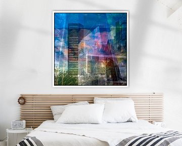 The city and greenery by Roelof van der Schaaf