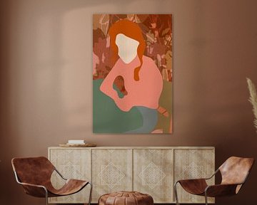 Warten im Corner Café. von Dina Dankers