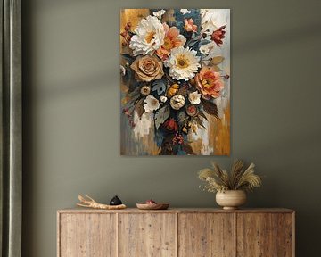 Blumenmalerei von Giandra Safaraz
