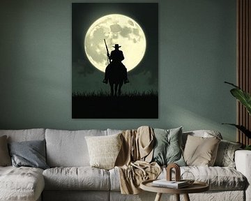 Cowboy in der Nacht von Giandra Safaraz