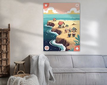 kleines Dorf an der Küste von Giandra Safaraz