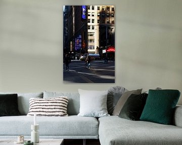 New York: Sunlight on Times Square van Shaquille Maarschalkerweerd