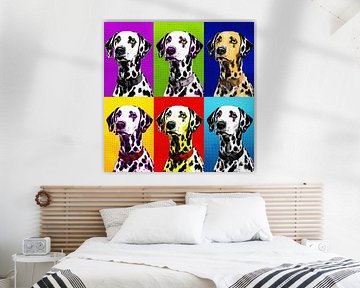 Pop art dalmatian by Lauren Wilde