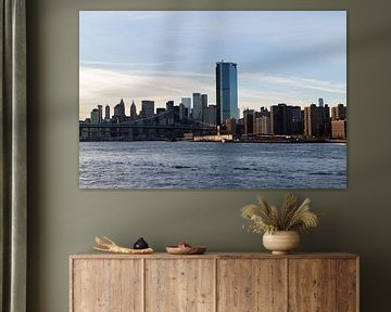 New York skyline vanaf het water van Shaquille Maarschalkerweerd