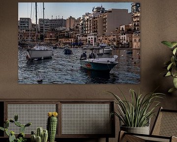 The Spinalo Bay at dusk by Werner Lerooy