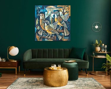 Example of the artwork in a room