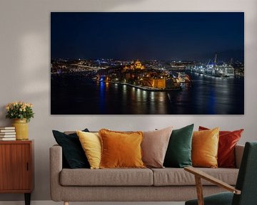 Grand Harbour in Birgu and Cospicua by Werner Lerooy