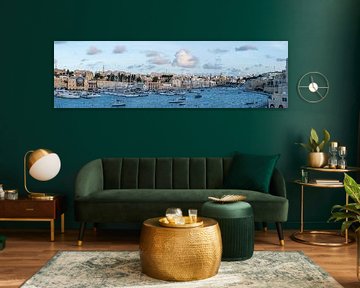 Panorama van de Grand Harbour