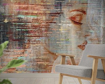 Echos in lines van Atelier Paint-Ing