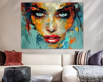 Abstract portrait artwork - Modern wall decoration by SPEQ ART