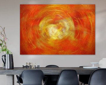 rundes, kreisendes Muster, ICM-Stil