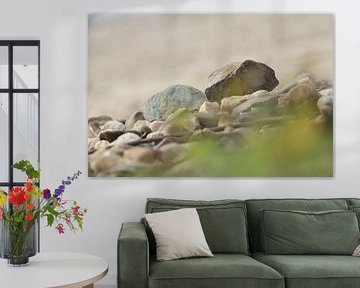 Pastell am Ufer... ein verträumtes Porträt von Steinen am Ufer. von N M foto