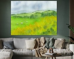 Example of the artwork in a room