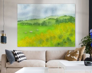 Example of the artwork in a room