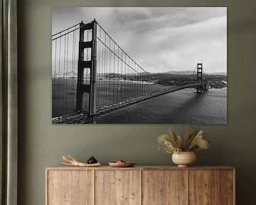 The Abandoned Crossing: Golden Gate Noir 03 by FotoDennis.com | Werk op de Muur