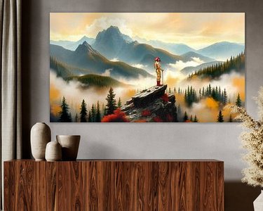 Example of the artwork in a room