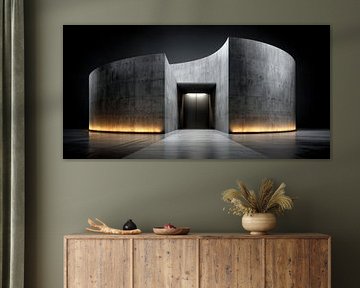 Eingang zur stillen Ordnung von Klaus Tesching - Art-AI