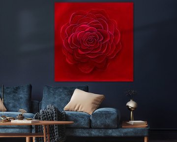 Rote Rose von Art Studio Marjo Vliek