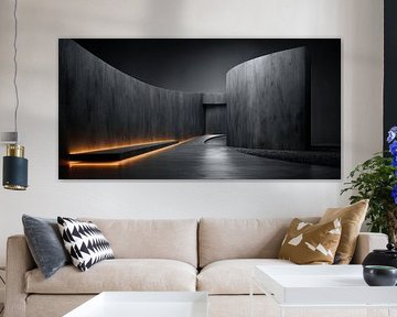 The delayed path by Klaus Tesching - Art-AI