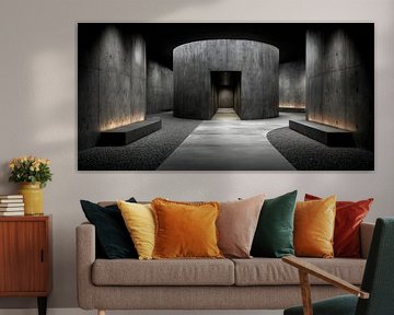 Der gerichtete Stillstand von Klaus Tesching - Art-AI