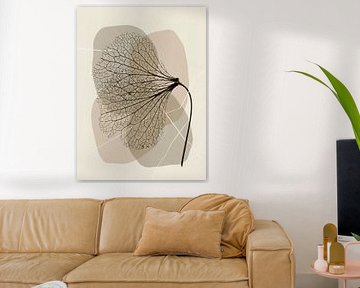 Japandi / Wabi-Sabi. Minimaliste Forme de feuille organique