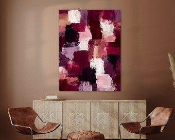 Profondeur en rose et bordeaux sur Gypsy Galleria