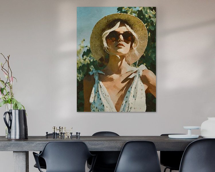 Example of the artwork in a room